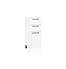 Шкаф нижний с 3-мя ящиками Сканди, цвет: White Silkwood