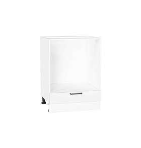 Шкаф нижний под духовку Флэт, цвет: White In 2S