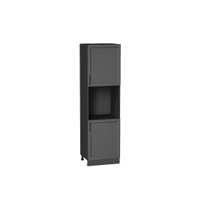 Шкаф пенал с 2-мя дверцами под технику Сканди, цвет: Stormy Silkwood