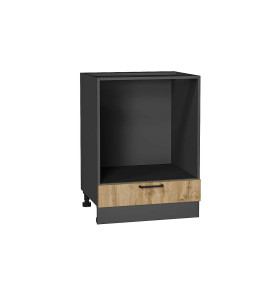 Шкаф нижний под духовку Флэт, цвет: Wotan Oak 2S