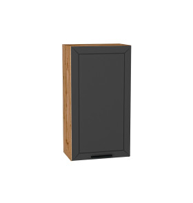 Шкаф верхний с 1-ой дверцей Глетчер, цвет: Маренго Силк