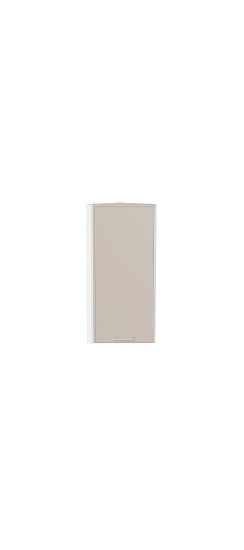 Шкаф верхний торцевой Квадро, цвет: Кашемир | Пленка ПВХ., Кашемир