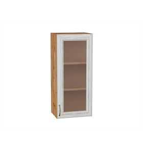 Шкаф верхний с 1-ой остекленной дверцей Шале, цвет: White Dreamline