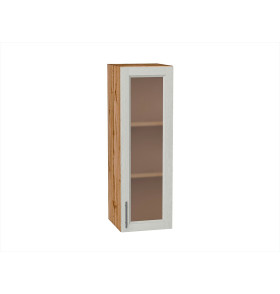 Шкаф верхний с 1-ой остекленной дверцей Сканди, цвет: Cappuccino Softwood