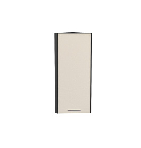 Шкаф верхний торцевой Валерия-М, цвет: Бежевый металлик