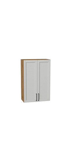 Шкаф верхний с 2-мя дверцами Сканди, цвет: Grey Silkwood | ПЭТ, Grey Silkwood