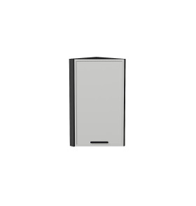 Шкаф верхний торцевой Фрейм, цвет: Grey Silk