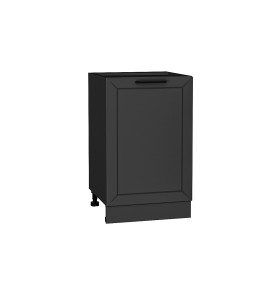 Шкаф нижний с 1-ой дверцей Глетчер, цвет: Маренго Силк