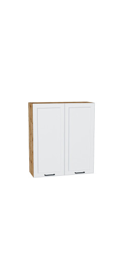 Шкаф верхний с 2-мя дверцами Барселона, цвет: Белый | Пленка ПВХ., Белый