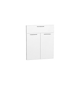 Комплект фасадов Валерия-М для каркаса Ф-41М Н601М/ШП601, цвет: Белый металлик