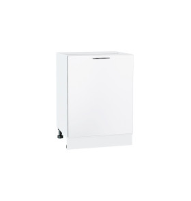 Шкаф нижний с 1-ой дверцей Валерия-М, цвет: Белый глянец