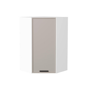 Шкаф верхний угловой Фрейм, цвет: Clay Silk