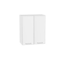 Шкаф верхний с 2-мя дверцами Квадро, цвет: Белый