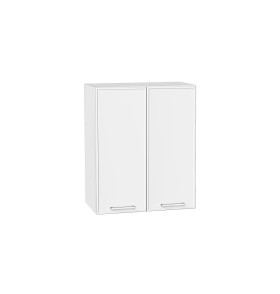 Шкаф верхний с 2-мя дверцами Квадро, цвет: Белый