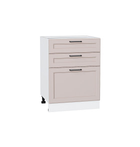 Шкаф нижний с 3-мя ящиками Барселона, цвет: Кашемир