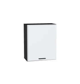 Шкаф верхний с 1-ой дверцей Фрейм, цвет: White Silk