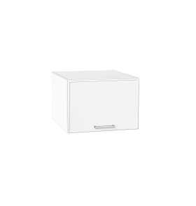 Шкаф верхний горизонтальный глубокий Квадро, цвет: Белый
