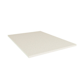 Образец МДФ для тумбы с материалами отделок (универс.), цвет: Бежевый металлик