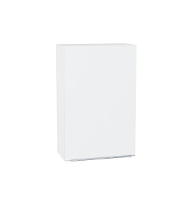 Шкаф верхний с 1-ой дверцей Фьюжн, цвет: Silky White