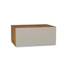 Шкаф верхний горизонтальный глубокий Фьюжн, цвет: Silky Grey