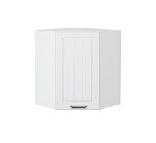 Шкаф верхний угловой Прага, цвет: Белое дерево