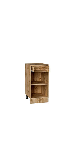 Каркас нижнего шкафа с одним ящиком Н 401, цвет: Дуб Вотан | ЛДСП, Дуб Вотан