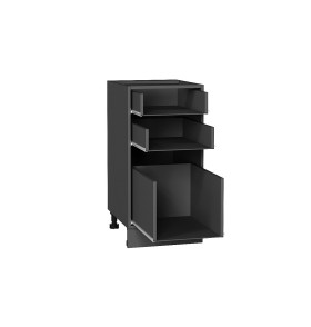 Каркас нижнего шкафа с 3-мя ящиками Н 403, цвет: Graphite