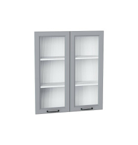 Комплект фасадов Ницца Royal со стеклом Moru для каркаса Ф-55Н В809, цвет: Magnum