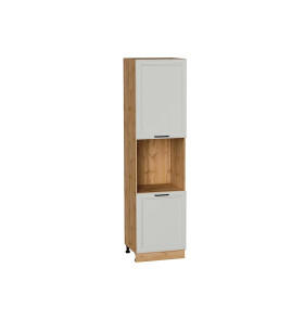 Шкаф пенал с 2-мя дверцами под технику Нео, цвет: Grey Silk