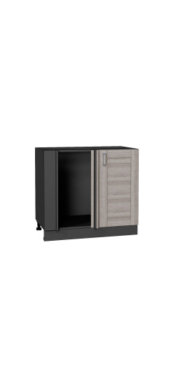 Шкаф нижний угловой Лофт, цвет: Cappuccino Veralinga | Эко Шпон — структурный материал с защитным слоем оверлея (Южная Корея). Отличается высокой стойкостью к истиранию и механическим повреждениям. Репродукция натуральных материалов — Super Realistic. Отд