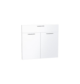 Комплект фасадов Валерия-М для каркаса Ф-51М Н801М, цвет: Белый глянец