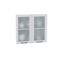 Комплект фасадов Ницца Royal со стеклом для каркаса Ф-55 В800, цвет: Blanco