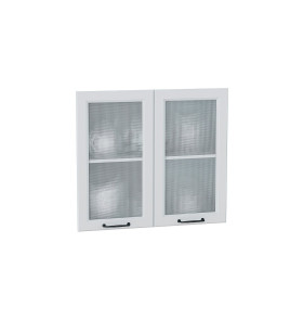 Комплект фасадов Ницца Royal со стеклом для каркаса Ф-55 В800, цвет: Blanco