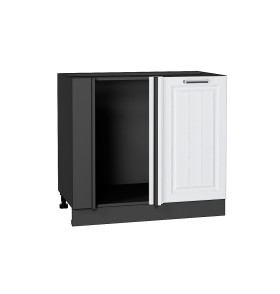 Шкаф нижний угловой Прага, цвет: Белое дерево