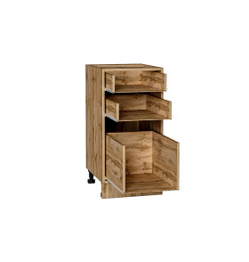 Каркас нижнего шкафа с 3-мя ящиками Н 403, цвет: Дуб Вотан