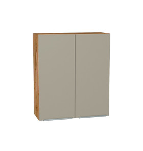 Шкаф верхний с 2-мя дверцами Фьюжн, цвет: Silky Grey