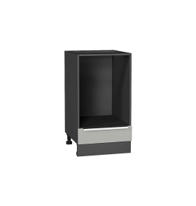 Шкаф нижний под духовку Фьюжн, цвет: Silky Light Grey