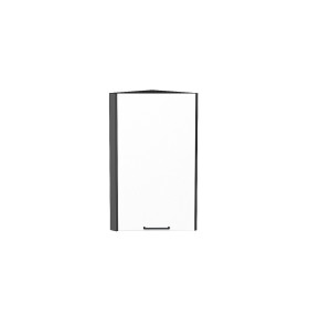 Шкаф верхний торцевой Флэт, цвет: White In 2S