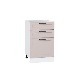 Шкаф нижний с 3-мя ящиками Барселона, цвет: Кашемир