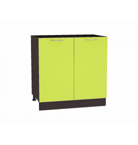 Шкаф нижний с 2-мя дверцами Валерия-М, цвет: Лайм глянец