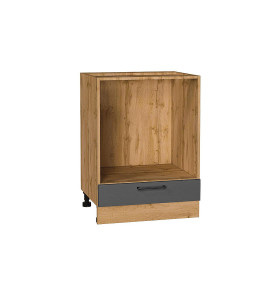 Шкаф нижний под духовку Сканди, цвет: Stormy Silkwood