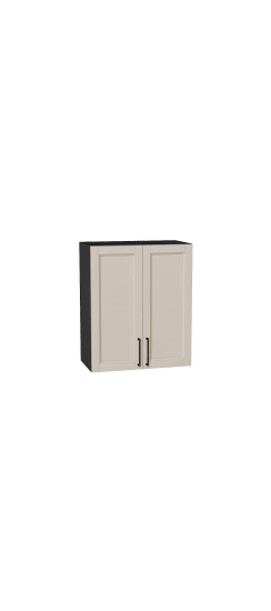 Шкаф верхний с 2-мя дверцами Сканди, цвет: Cream Silkwood | ПЭТ, Cream Silkwood