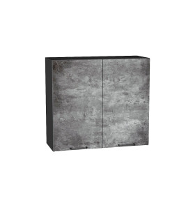 Шкаф верхний с 2-мя дверцами Флэт, цвет: Temple Stone 2S