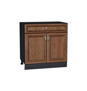 Шкаф нижний с 2-мя дверцами и ящиком Шале, цвет: Brown Dreamline