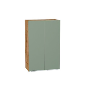 Шкаф верхний с 2-мя дверцами Фьюжн, цвет: Silky Mint
