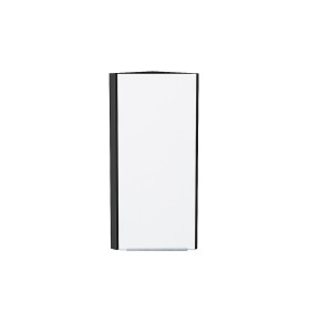 Шкаф верхний торцевой Фьюжн, цвет: Silky White