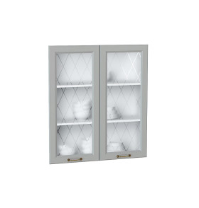 Комплект фасадов Ницца со стеклом для каркаса Ф-55Н В809, цвет: Графит