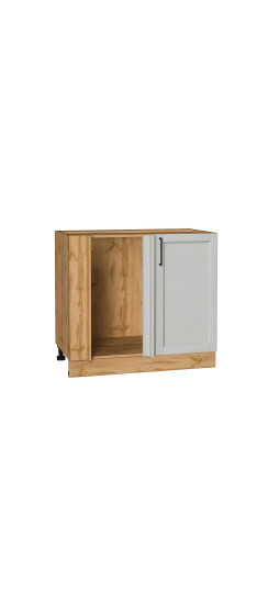 Шкаф нижний угловой Сканди, цвет: Grey Silkwood | ПЭТ, Grey Silkwood