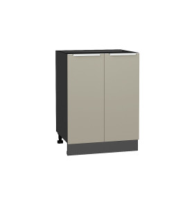 Шкаф нижний с 2-мя дверцами Фьюжн, цвет: Silky Grey