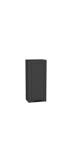 Шкаф верхний с 1-ой дверцей Глетчер, цвет: Маренго Силк | Пленка ПВХ «Soft Touch»., Маренго Силк